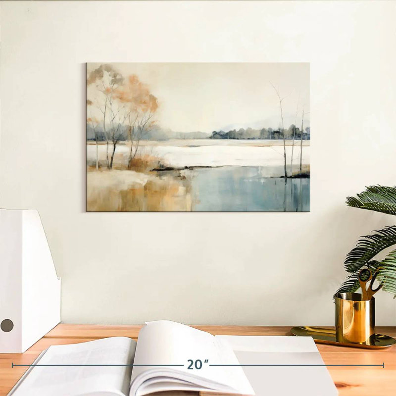 Alvord Serene River Landscape VI, H 8 po x l 12 po