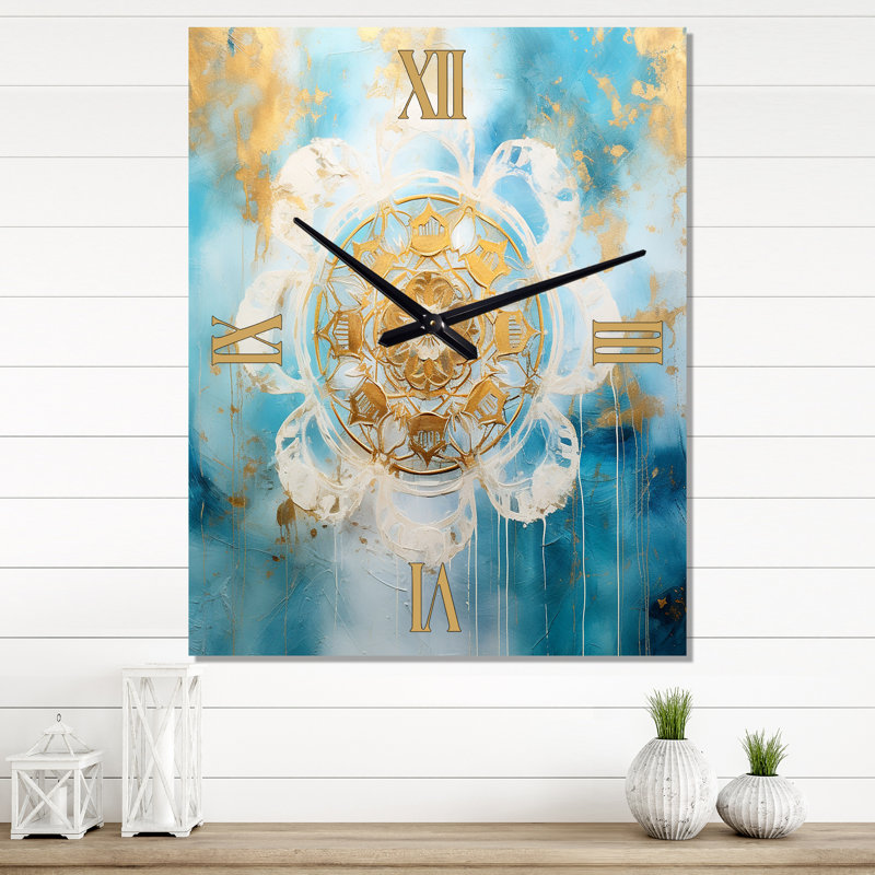 Horloge murale Divine Mandala, Grand