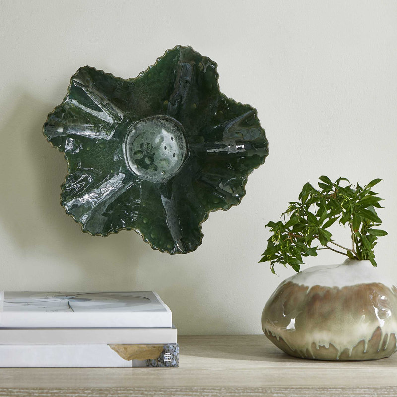 Bol d'extérieur émeraude Uttermost Verdant Bloom