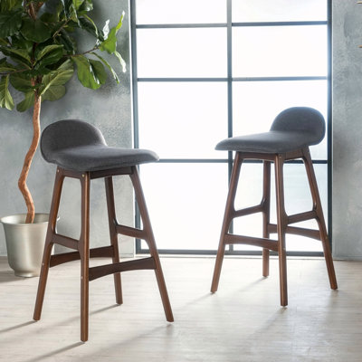 Ensemble de 2 tabourets de bar Mid-Century
