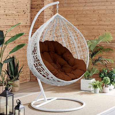 Lorrayne Swing Chair with Stand Hanging Egg Chair Indoor Outdoor