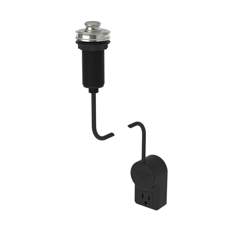 Taft Air Activated Disposer Switch, Polished Nickel