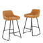 Tabouret de comptoir rembourré avec structure en métal-1010880036-1010880034