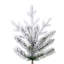 Sapin de Noël 90 po vert / blanc réaliste floqué / givré H-112967217