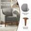 Fauteuil Arshanti avec pieds en bois massif-76353534