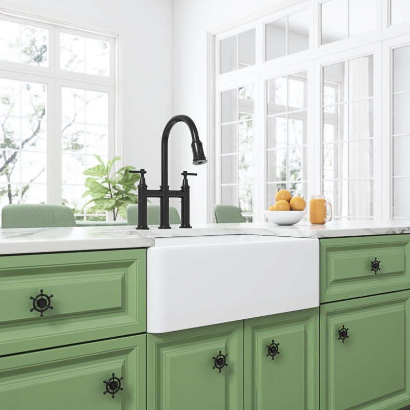 Deep Apron Kitchen Sink - White Ceramic Undermount 18 In. X 10 30 In., 84 Lb, 24 16 36 Package 29.13In 18.36In 9.7In, 84Lb, 36In 24In 16In