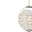 Luminaire sphère suspendu 1 lumières simple Koepfle