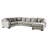 Castano Upholstered 170 " Chenille U-Shaped Sectional
