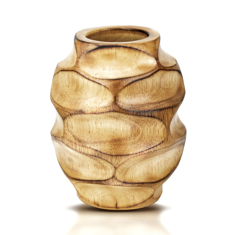 Aleshka Handmade Wood Table Vase