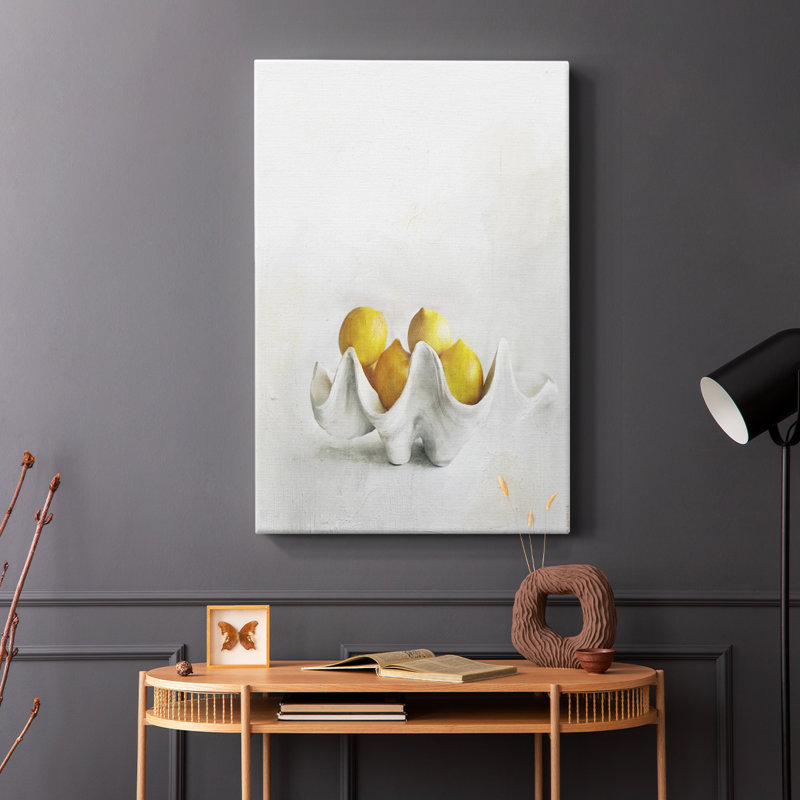 Citrons - Cavas enveloppés de galerie, H 48 po x l 32 po
