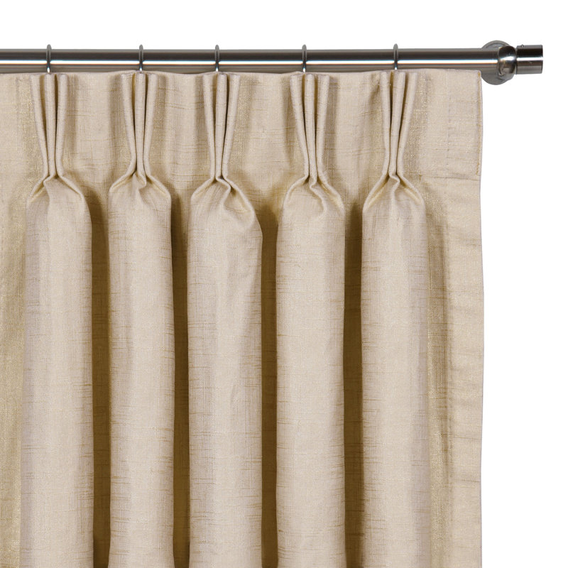 Reflection Room Darkening Curtain, 20" W x 120" L, Gold