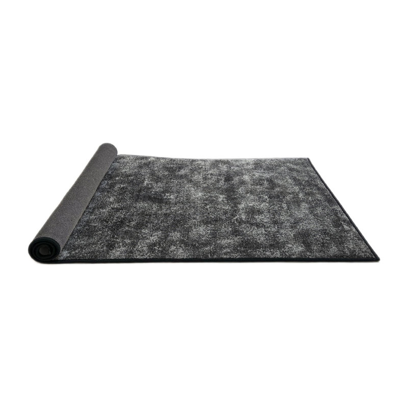Tapis gris/brun zone contemporaine, Rond 6 pi