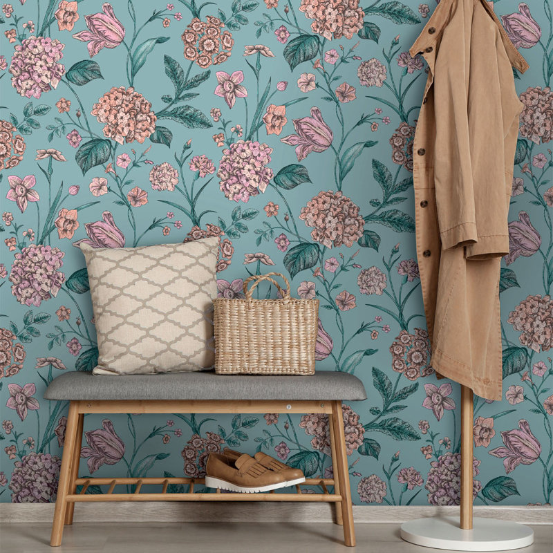 Amelie Hydrangea, Teal