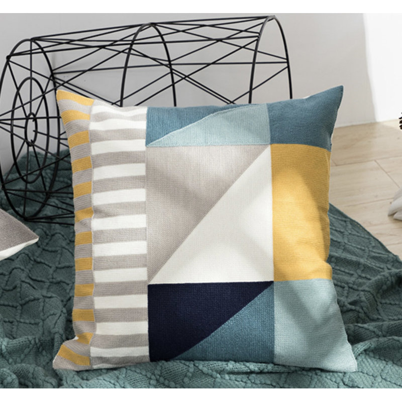 Alandria Geometric Square Cushion Cover