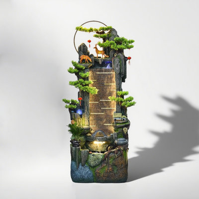 Minimalist Resin Art Flowing Water Ornament
