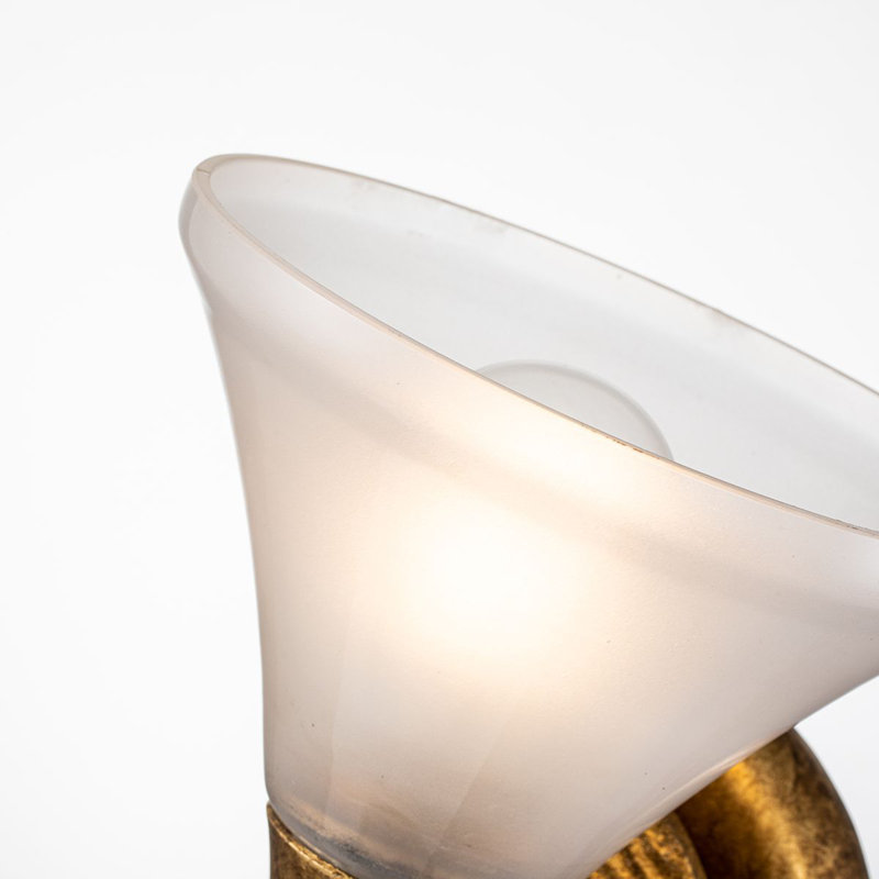 Lemoine Bath Sconce, Gold Leaf 