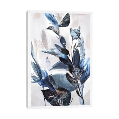 Blue Leaves - Print on Canvas