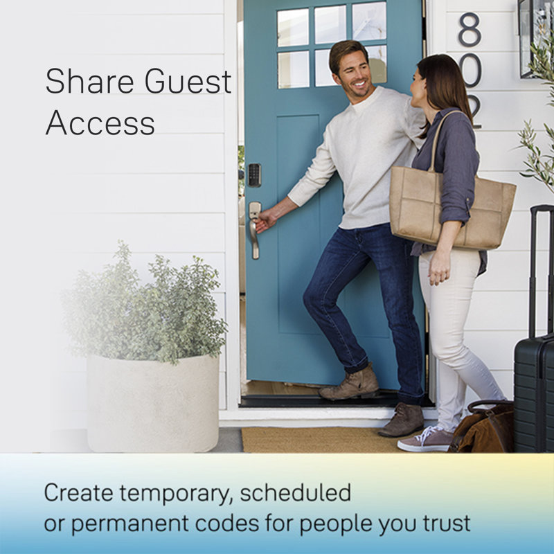 Yale Assure Lock 2 Touchscreen With Wi-Fi And Norwood Lever, Black Suede