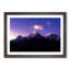 Mountains in Nepal at Night in Abstract - Framed Print-55727199-55727201