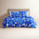 Marimekko Unikko Blue Cotton Duvet Cover Set