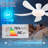 48 Inch 5-blade Modern Low Profile Ceiling Fans With Lights And Remote/app-1328235684