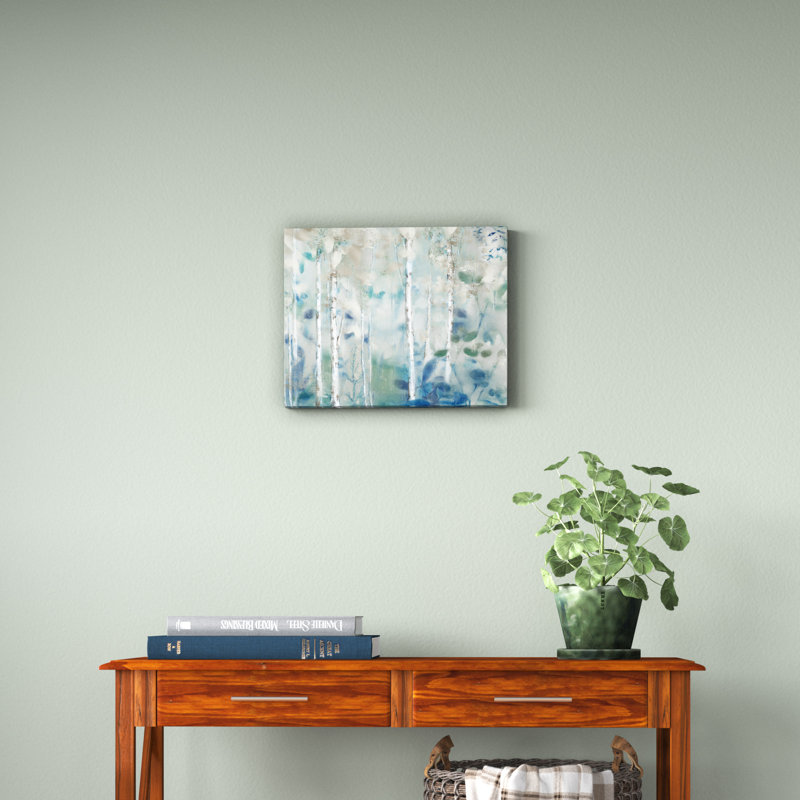 «Zen Forest II», reproduction d'impression sur toile, H 20 po x l 24 po x p 1,5 po, Cadre doré