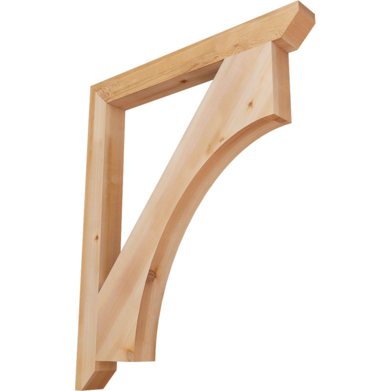 Support en bois Westlake, Cèdre rouge, H 46 po x l 3,5 po x P 38 po