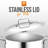 NutriChef Stainless Steel Lid
