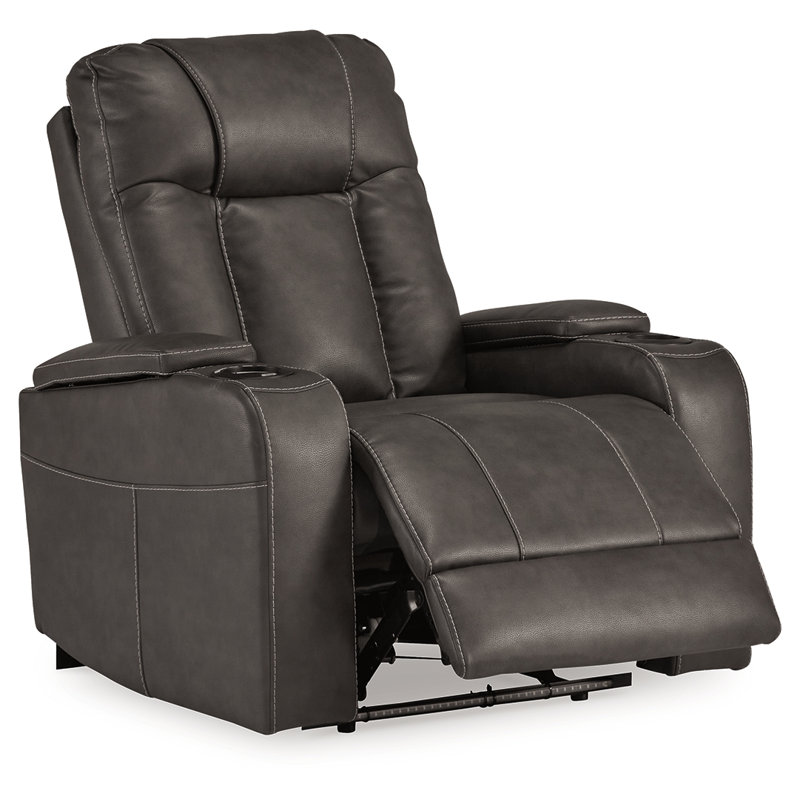 Feazada Power Recliner, Gray