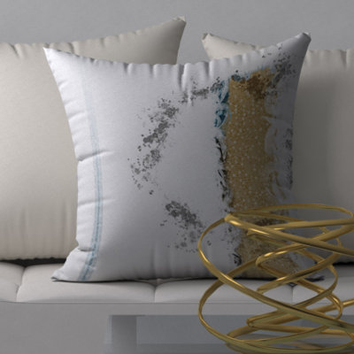 Peak Glamorous Decorative Square Pillow Cover & Insert