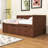 Wood Daybed with Pull-Out Drawers and Shelves-1014668553-1014668552