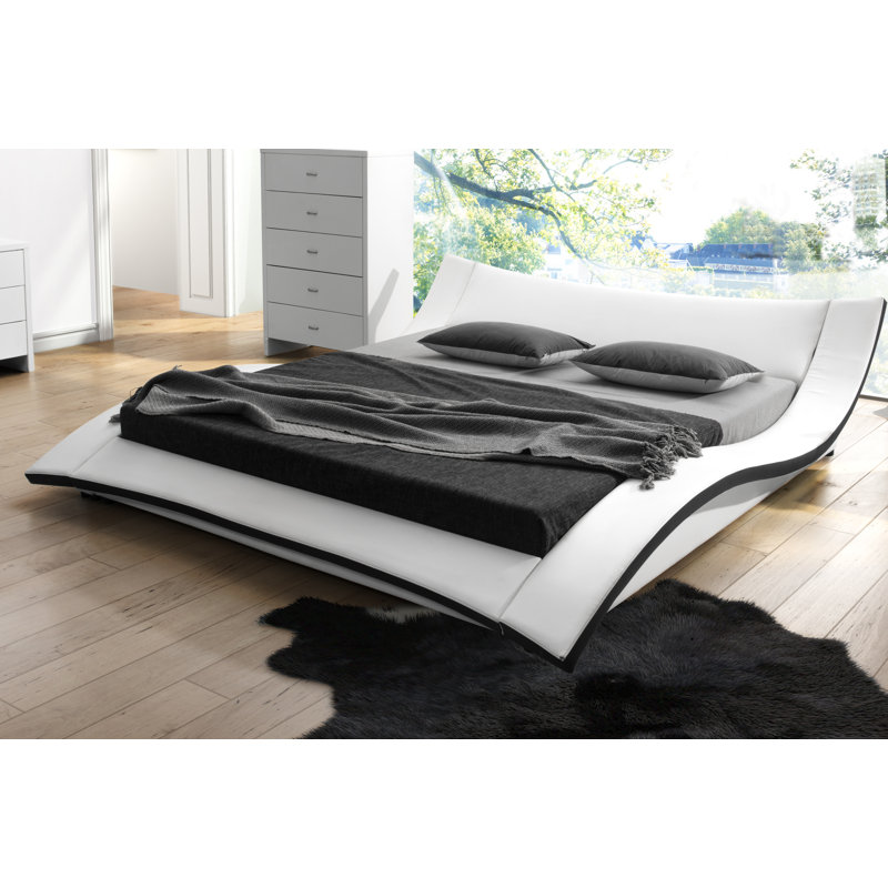 Harvard Upholstered Sleigh Bed, Queen