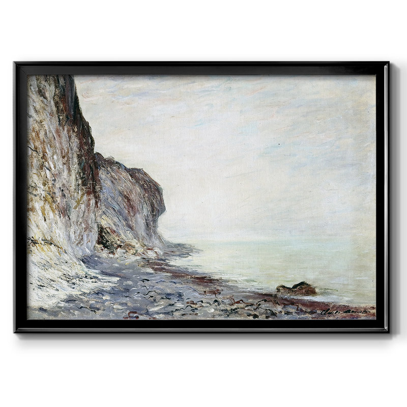 Cliff, 1882, reproduction d'art sur toile, Toile encadrée noire à coins fermés, H 26 po x l 38 po x P 1,5 po