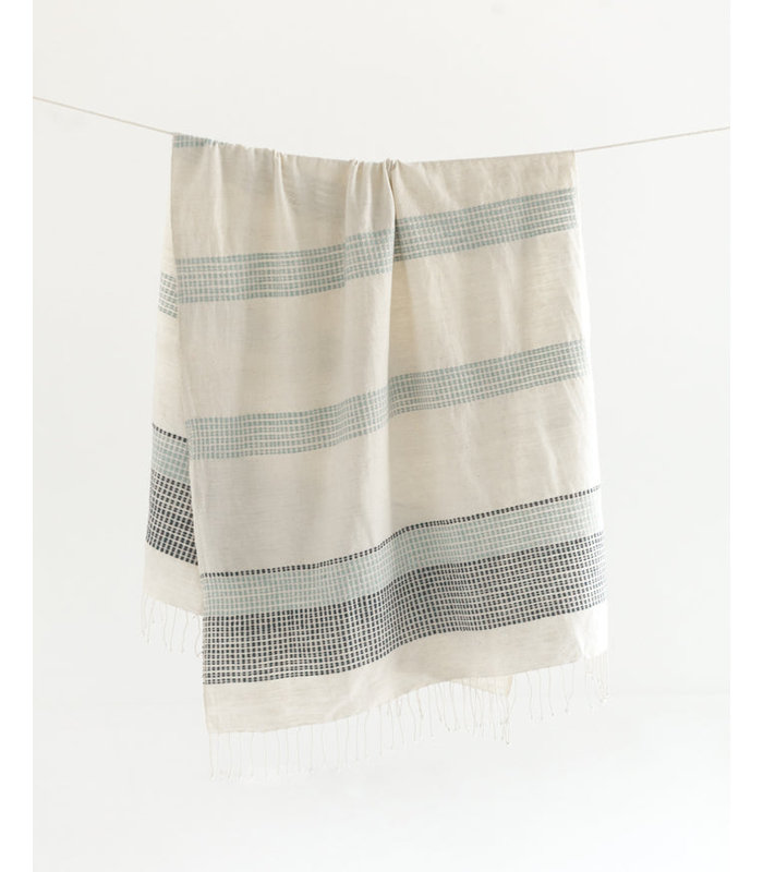 Camden Cotton Bath Towel, Gray