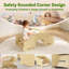 Rock and Roll Teeter Totter & Table - Ensemble 3 en 1 convertible en bois de bouleau pour deux, mobilier ludique et multifonctionnel