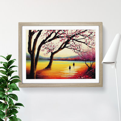 Cherry Blossom Tree Park Vol.5 - Framed Print