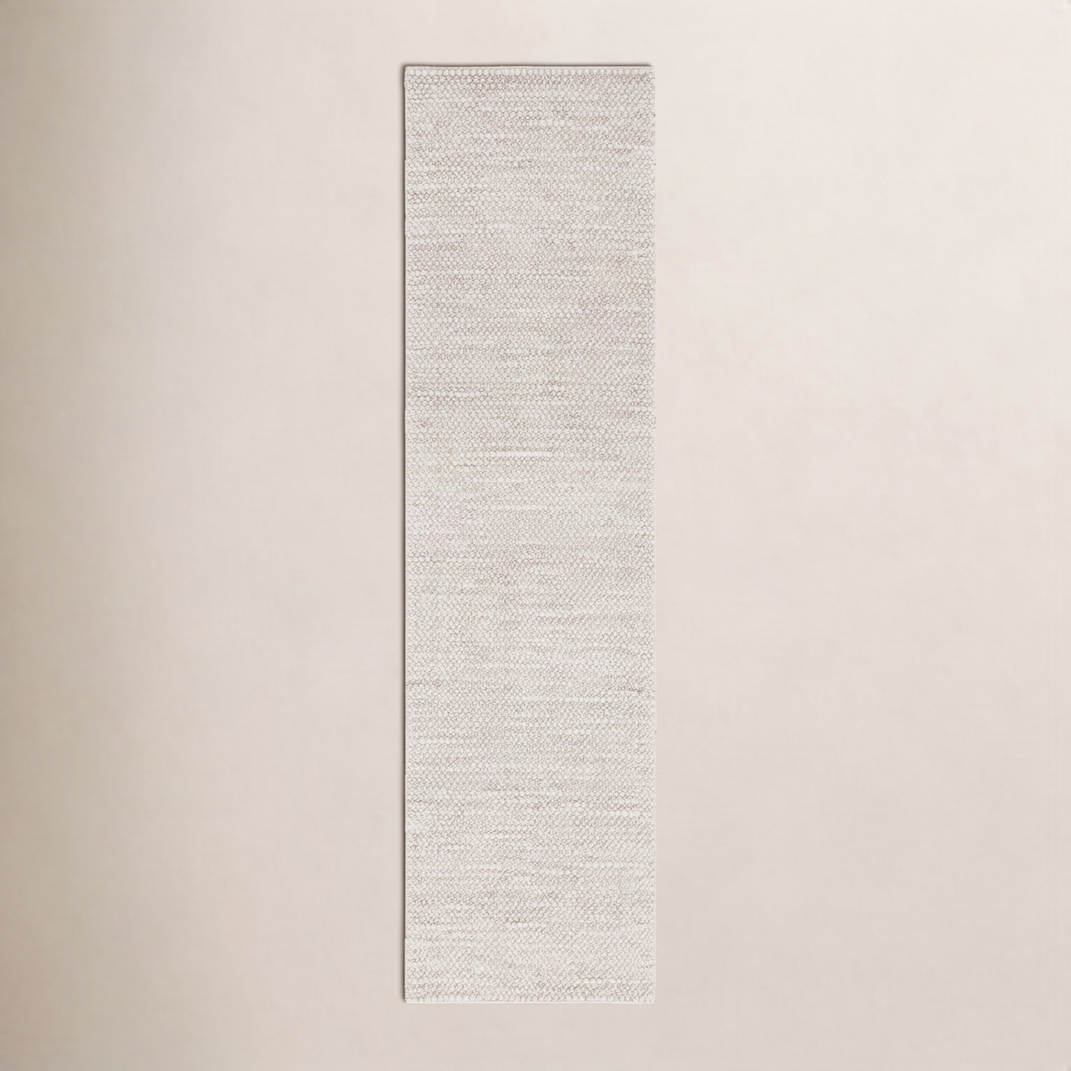 Danie Gray Ivory Hand-Woven Rug, Runner 2'3" x 5'