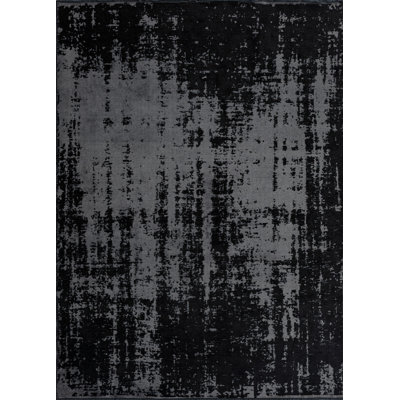 Tapis noir / gris Rapture