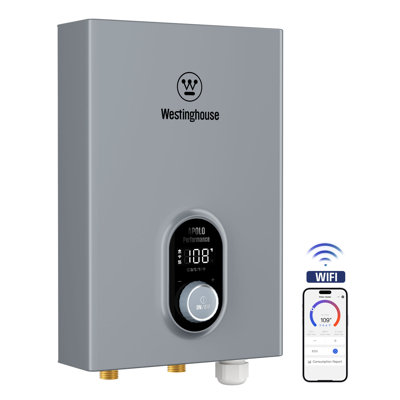 Westinghouse Apolo Performance 14 kW 3.4 GPM 240-Volt Smart WiFi Control Tankless Electric Water Heater
