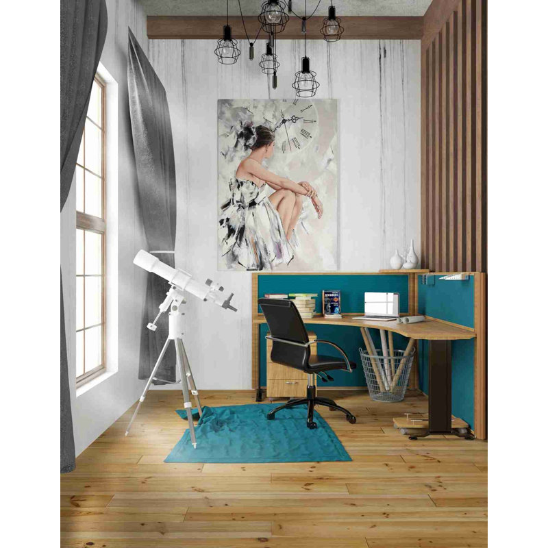 «Be derrière le miroir 1» par Alexander Gunin, art mural sur toile, H 40 po x l 26 po x P 1,25 po