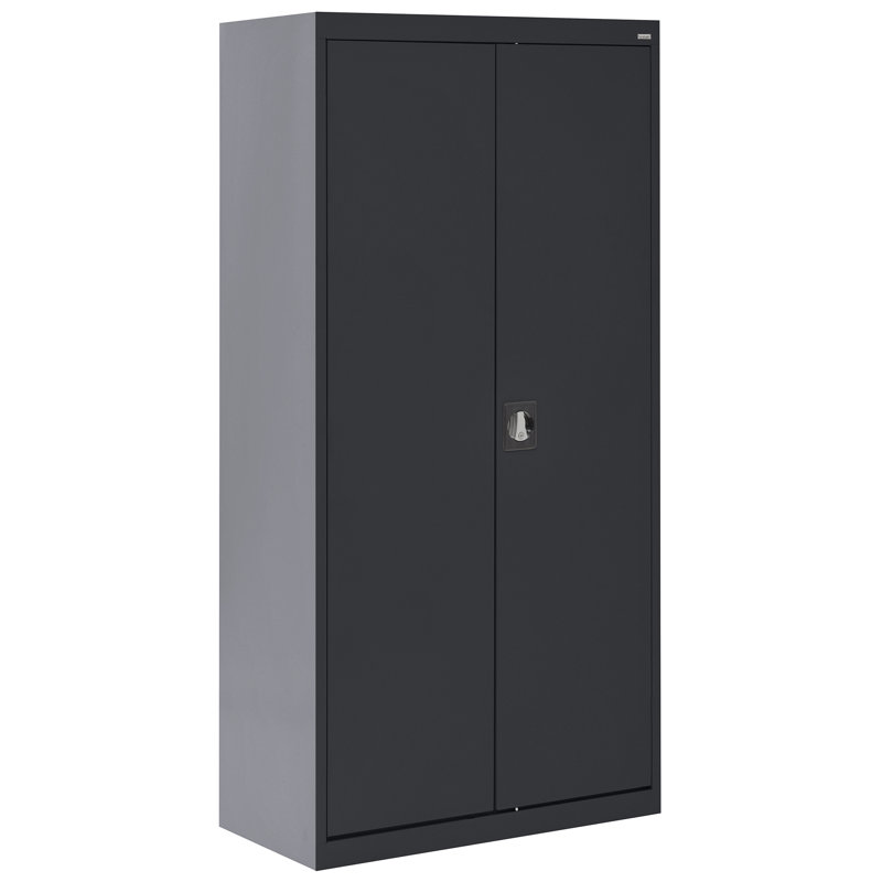 Armoire de rangement à 5 tablettes, Noir