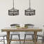Lustre tambour à 4 lumières Ajrie