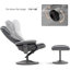 Aashka Ergonomic Faux Leather Recliner with Footrest-1378975474