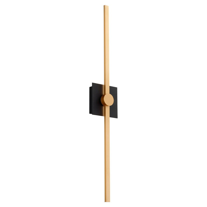 ALARUM 8LT DEL VNTY, Noir mat / laiton antique