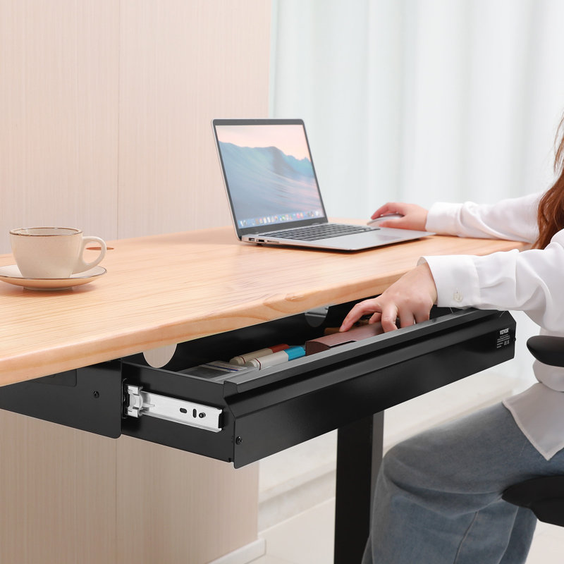 Tiroir coulissant pour bureau à domicile, H 4,21 po x l 29,13 po x P 9,25 po
