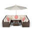Yancey 5 Seater Rattan Corner Sofa Set