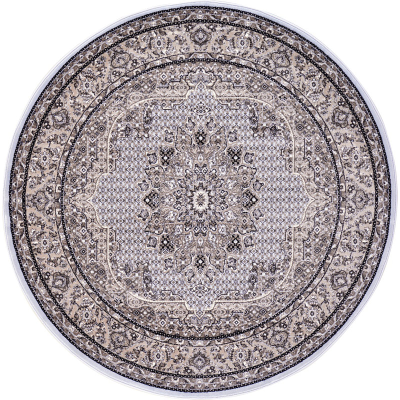 Layton Oriental Indoor Rug, Round 6'