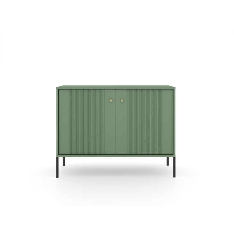 Tanari 104.5cm Sideboard, Smoke Green/Black
