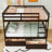 Two Drawers Rubber Wood Bunk Bed-1268994101-1268994107