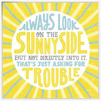 'Sunny Side' Textual Art